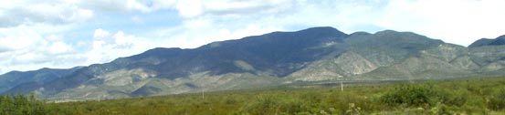Southern extent of Sierra Catorce - Cerro El Barco