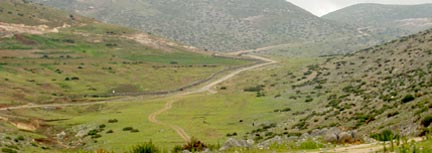 Fork to Maroma, looking back to Catorce