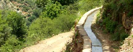 An older part of the aqueduct system