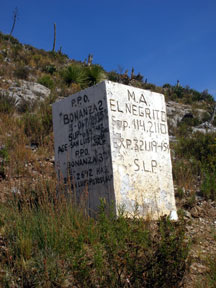 Negrito Mine Clain Marker